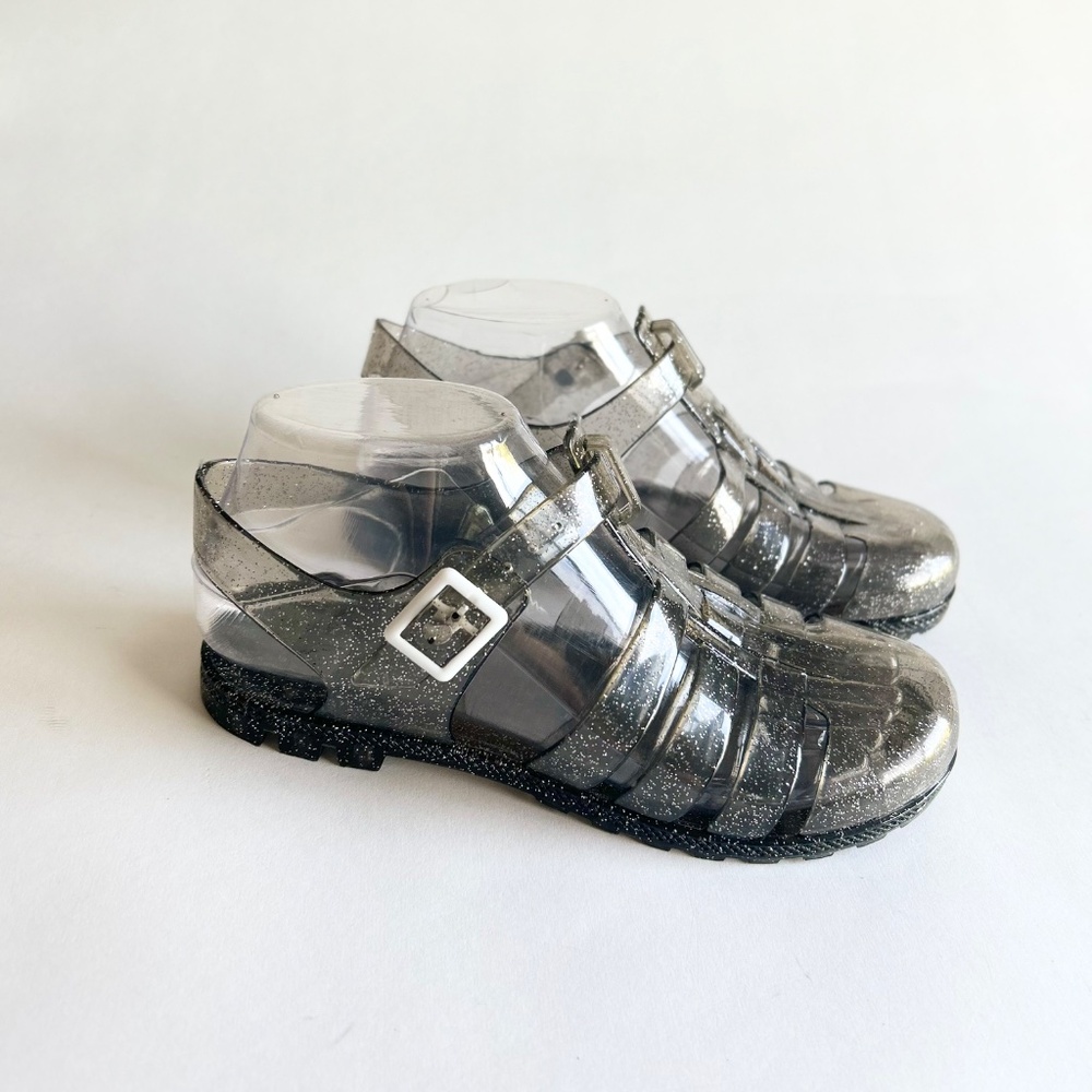 Unbranded Transparent Silver Jelly Ankle Strap Sandals size 6 - Picture 14 of 14